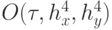 $O(\tau,h_x^4,h_y^4)$