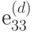 e_{33}^{(d)}