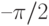  –\pi /2