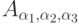 A_{\alpha_1, \alpha_2, \alpha_3}