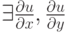 \exists\frac{\partial u}{\partial x},\frac{\partial u}{\partial y}