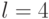 l=4