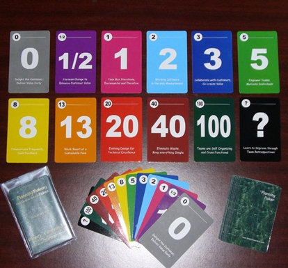 Атрибуты техники Planning Poker