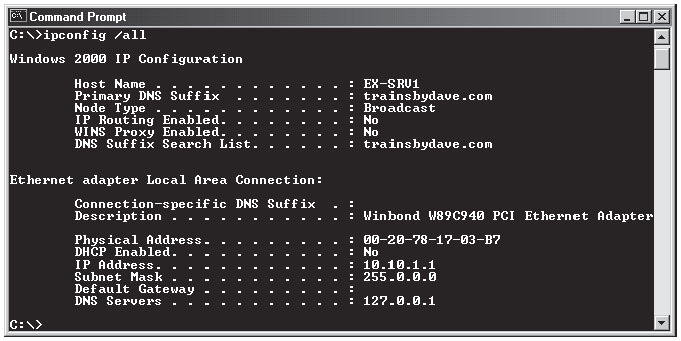 Host cmd. Windows 2000 IP configuration. Команда ipconfig all. Ipconfig/configuration команда. Windows ipconfig /all.