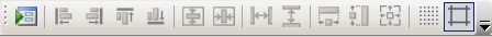  Панель инструментов редактора диалоговых окон 