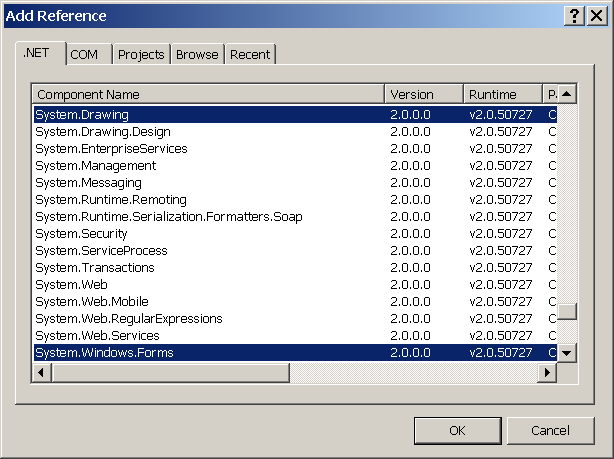 Следует добавить ссылку на сборку system runtime