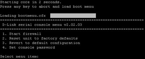 Запуск системы NetDefendOS 