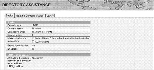 Установка имени атрибута LDAP