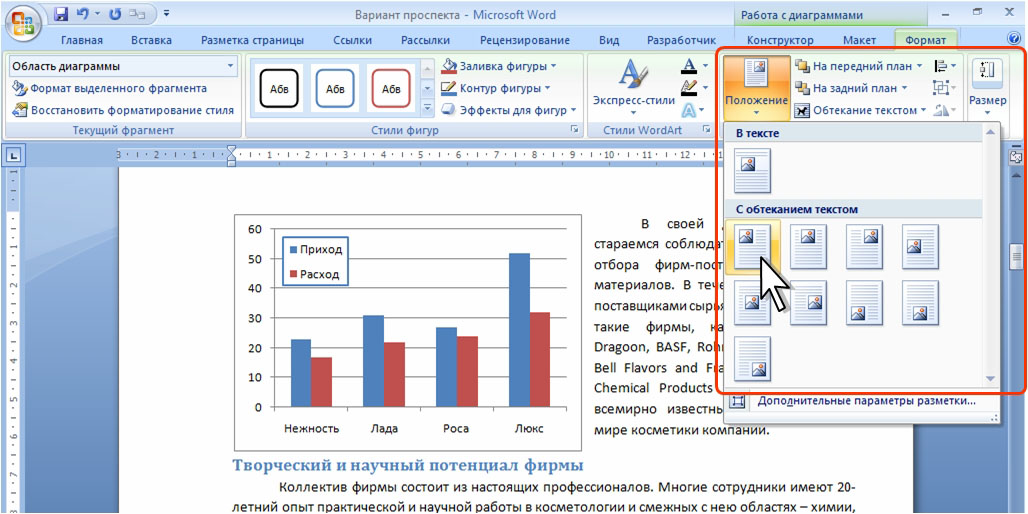 Как изменить масштаб диаграммы в powerpoint