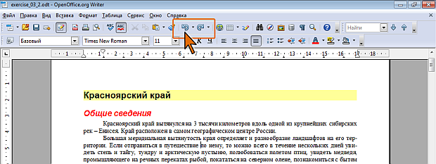 Отмена последнего действия