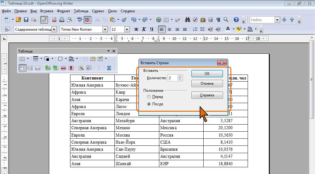 Формат odt чем открыть. OPENOFFICE таблицы. Таблица writer. Таблица в Office. Таблицы опен документ.