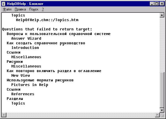 Вопросы, отвергнутые Мастером в Log файле