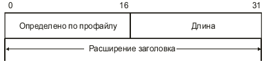 Формат расширения заголовка