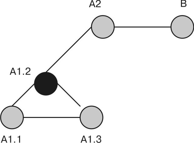 Определение топологии сети из узла A1.1