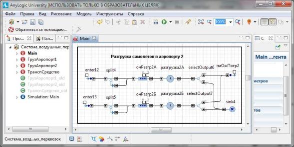 Сегмент Разгрузка самолётов в аэропорту 2