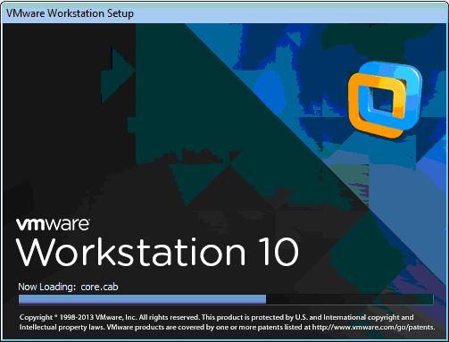 Окно установщика VMware Workstation