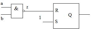 Пример схемы с возможным непредсказуемым переключением триггера