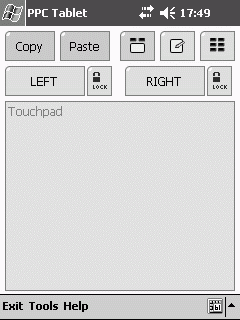 Работа с профилем Default Device в режиме Touchpad 