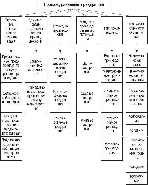 Классификация предприятий и организаций