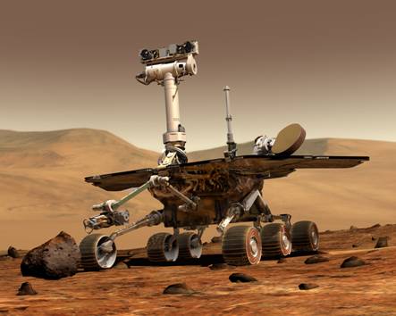 Роботы, такие как марсоход, являются встроенными системами. Фотография с разрешения NASA/JPL CALTECH