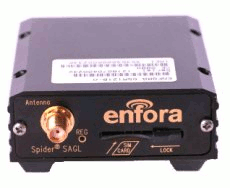 Автономный модем сотовой связи Enfora SA-GL GSM/GPRS можно использовать с CE и eBox. (www.enfora.com)  Фотография с разрешения Enfora Inc