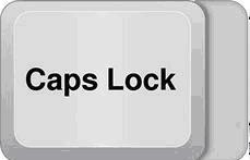 Клавиша Caps Lock