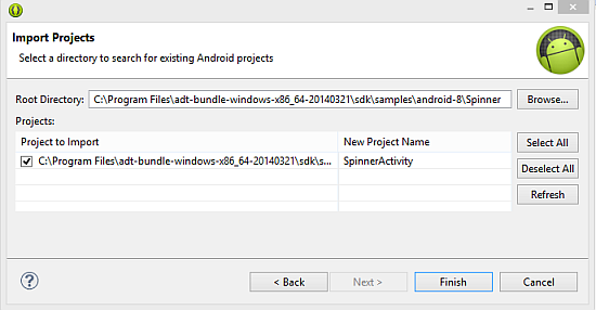 Импорт существующего Android-приложения 