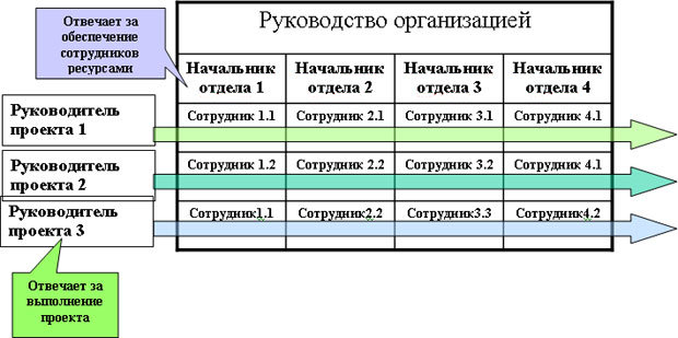 Матричная структура организации