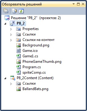 Игровой экран проекта P8_2