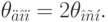 \theta_{\ddot a \hat\imath \ddot\imath} = 2\theta_{\hat\imath \tilde n \acute\imath}.