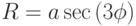 R=asec{(3phi)}