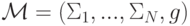 \mathcal M=(\Sigma_1,...,\Sigma_N,g)