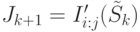 J_{k+1}=I'_{i:j}(\tilde{S}_k)