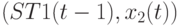 (ST1(t-1), x_{2}(t))