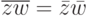 \overline{zw}=\bar z\bar w