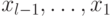 x_{l-1}, \dots, x_1