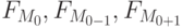 F_{M_0},F_{M_{0-1}},F_{M_{0+1}}