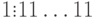 1 \vdots 11\dots 11