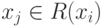 x_{j} in  R (x_{i})