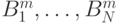 B_1^m, \ldots,
B_N^m