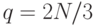 q=2N/3