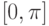 [0,\pi]