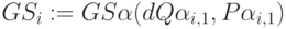 GS\alphaL_i:=GS\alpha(dQ\alpha_{i,1},P\alpha_{i,1})