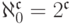 \aleph_0 ^\mathfrak{c} \hm= 2^\mathfrak{c}