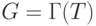 G = \Gamma (T)