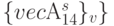 \{vec{А}^s_{14}\}_{v}\}